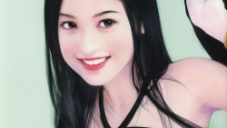 Asian Fantasy Smiling Long-haired Korean Brunette Teen Girl Wallpaper #6276