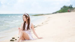 Asian Long-haired Brunette Teen Girl Wallpaper #5011