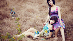 Asian Long-haired Brunette Teen Girls Wallpaper #5093