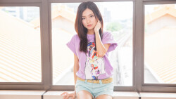 Asian Skinny Brunette Teen Girl Wallpaper #4281