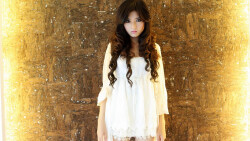 Asian Skinny Long-haired Brunette Teen Girl Wallpaper #4600