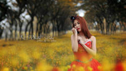 Asian Slim Red Hair Teen Girl Wallpaper #3795