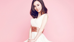 Asian Slim Smiling Long-haired Brunette Teen Girl Wallpaper #4944