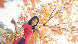 Asian Smiling Brunette Teen Girl Wallpaper #3699