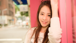 Asian Smiling Long-haired Brunette Teen Girl Wallpaper #5766