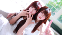 Asian Smiling Long-haired Red Hair Teen Girls Wallpaper #6258