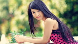 Asian Smiling Teen Girl Wallpaper #213