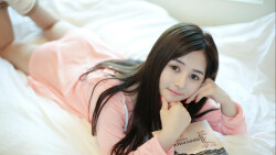 Asian Tiny Long-haired Brunette Teen Girl Wallpaper #5234
