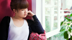Asian Tiny Long-haired Brunette Teen Girl Wallpaper #5778