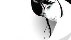 Fantasy Blue-eyed Long-haired Brunette Teen Girl Wallpaper #274
