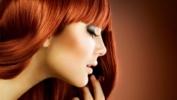 Judy Wilkins Long-haired Red Hair Model Girl Wallpaper #006