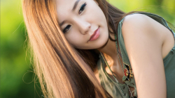 Lee Ji Min Asian Model Girl Wallpaper #001