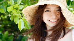 Long-haired Aizawa Rina Japanese Actress Asian Celebrity Girl Wallpaper #005