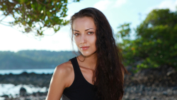 Long-haired Anna Sbitnaya Slim Brunette Ukrainian Model Girl Wallpapers #011
