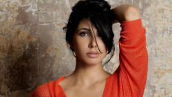 Long-haired Blue-eyed Nikita Anand Indian Brunette Model Actress Television Presenter Celebrity Girl Wallpaper #001