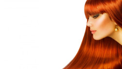 Long-haired Judy Wilkins Red Hair Model Girl Wallpaper #015
