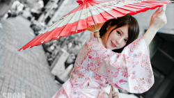 Long-haired Smiling Zhang Qi Jun Taiwanese Asian Model Teen Girl Wallpaper #018