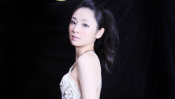 Long-haired Tantan Hayashi Japanese Actress Asian Celebrity Girl Wallpaper #005