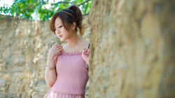 Mikako Zhang Kaijie Asian Brunette Teen Model Girl Wallpaper #073