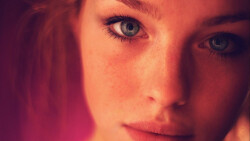 Sexy Blue-eyed Brunette Teen Girl Wallpaper #4919