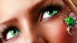 Sexy Green Eyes Blonde Teen Girl Wallpaper #5726