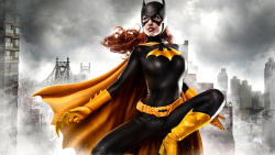 Sexy Long-haired Batgirl Red Hair Cosplay Girl Wallpaper #6620