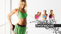 Slim Candice Swanepoel South African Long-haired Blonde Model Girl Wallpaper #093