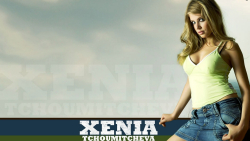 Xenia Tchoumitcheva Russian-Swiss Model Actress and Blogger Celebrity Girl Wallpaper #005